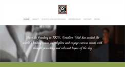 Desktop Screenshot of crichtonclub.org